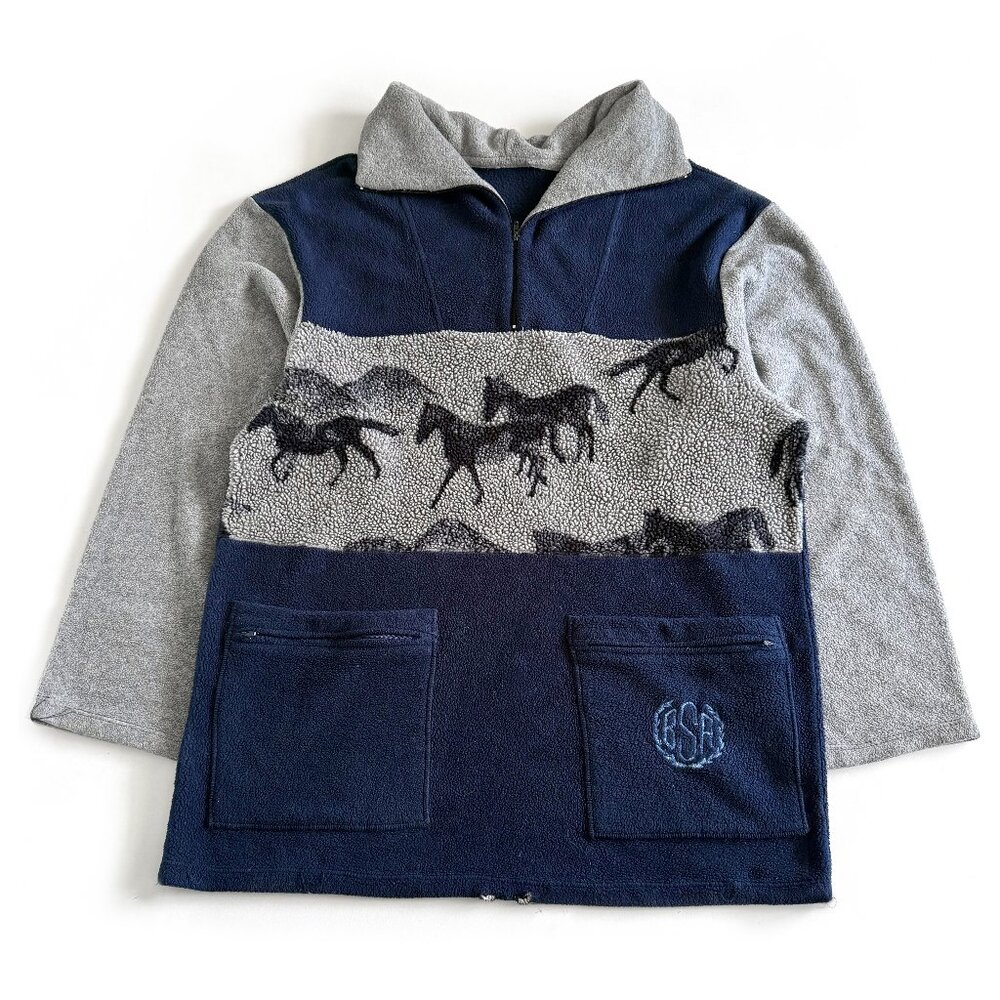 Vintage Horse Quarter-Zip Sweater